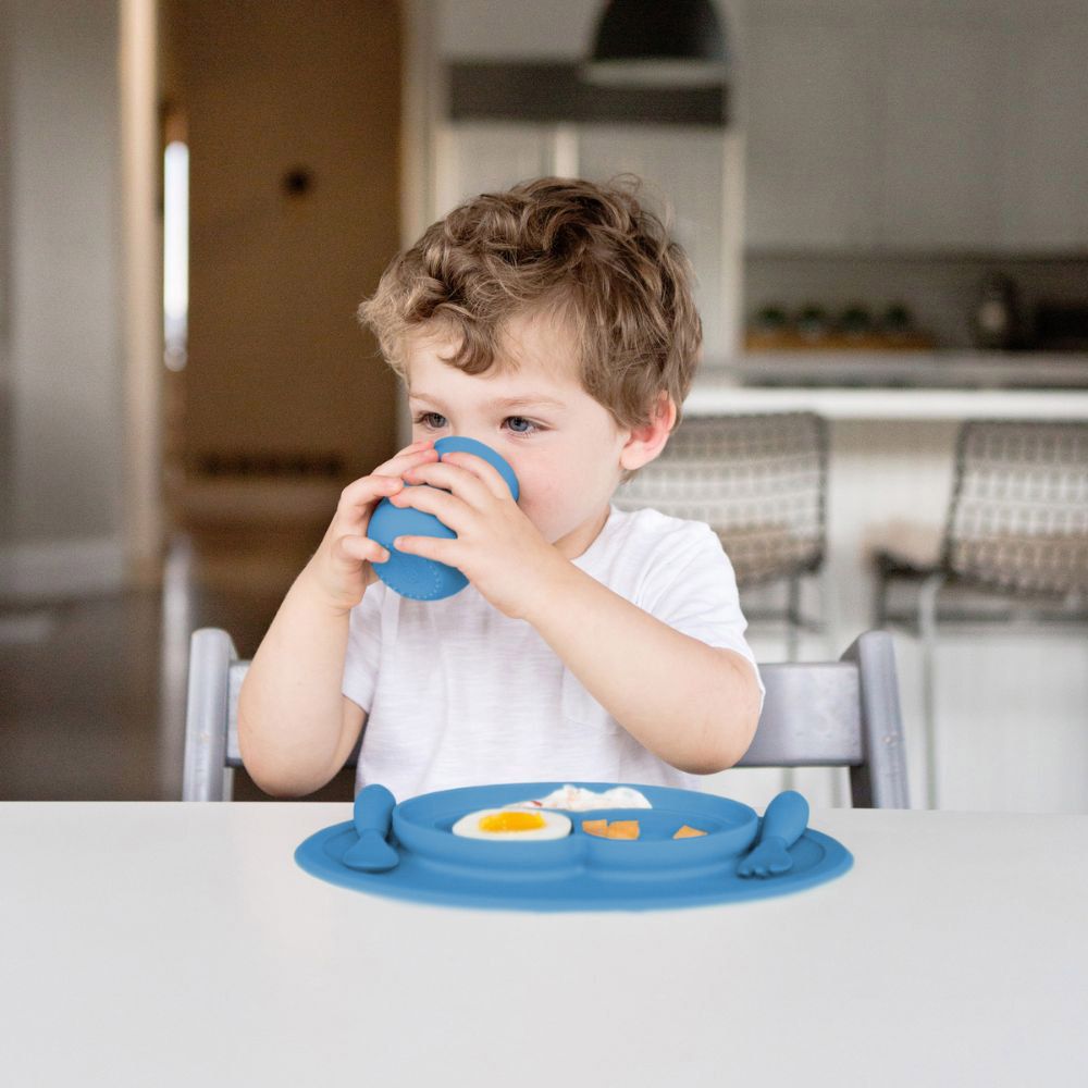 Ezpz - Mini Utensils: Spoon & Fork - Blue