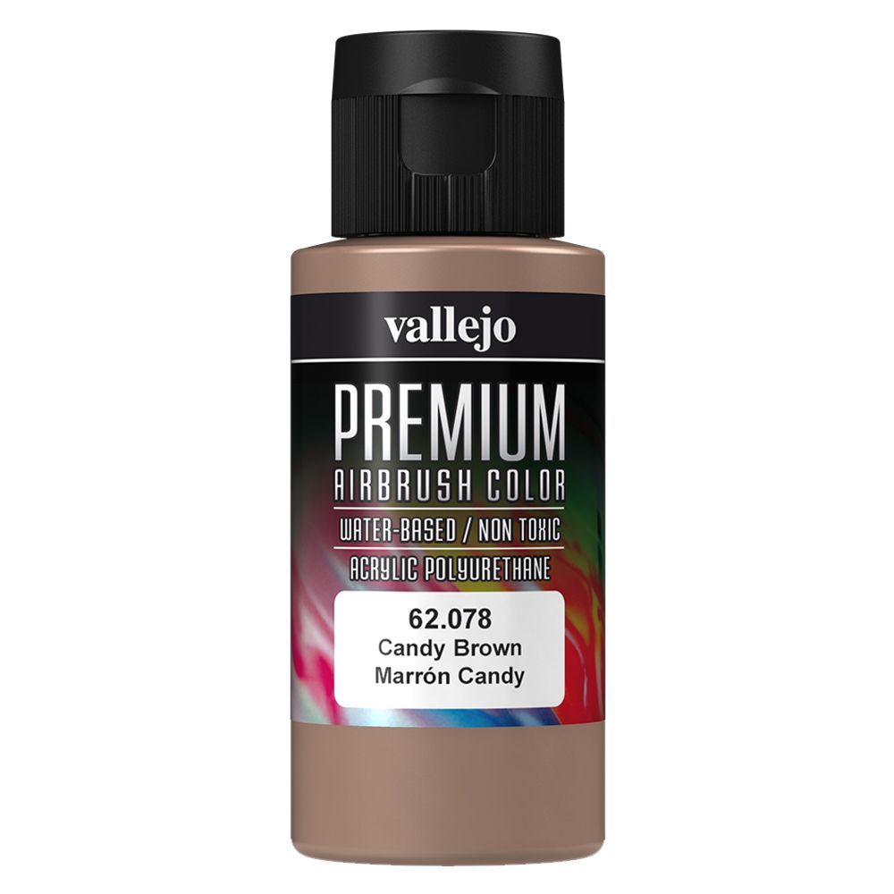 Vallejo - 62.078 Premium Color Paint 60ml - Candy Brown