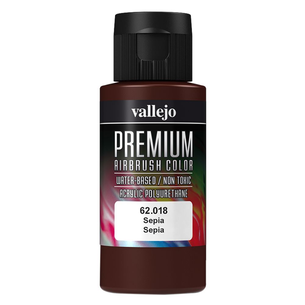 Vallejo - 62.018 Premium Color Paint 60ml - Sepia