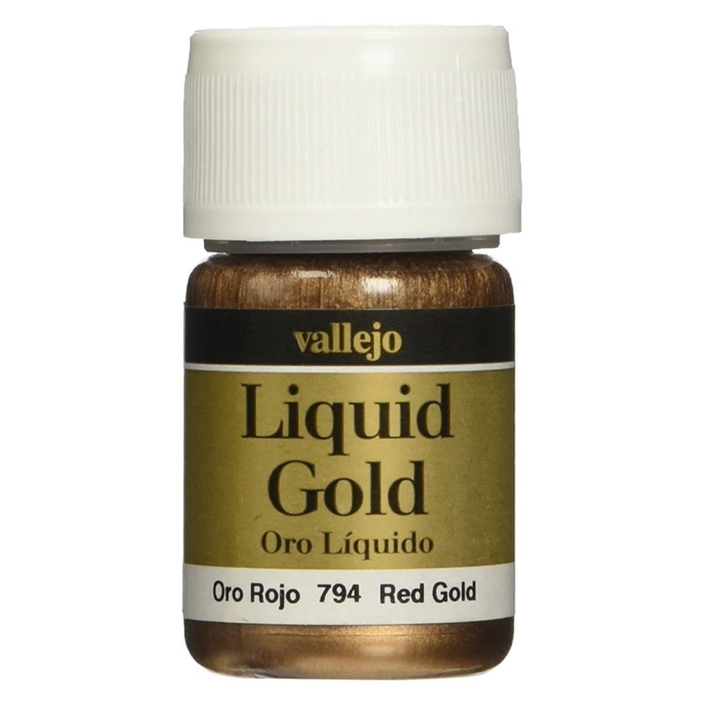 Vallejo - 70.794 Liquid Gold Alcohol Based 35ml - Red Gold