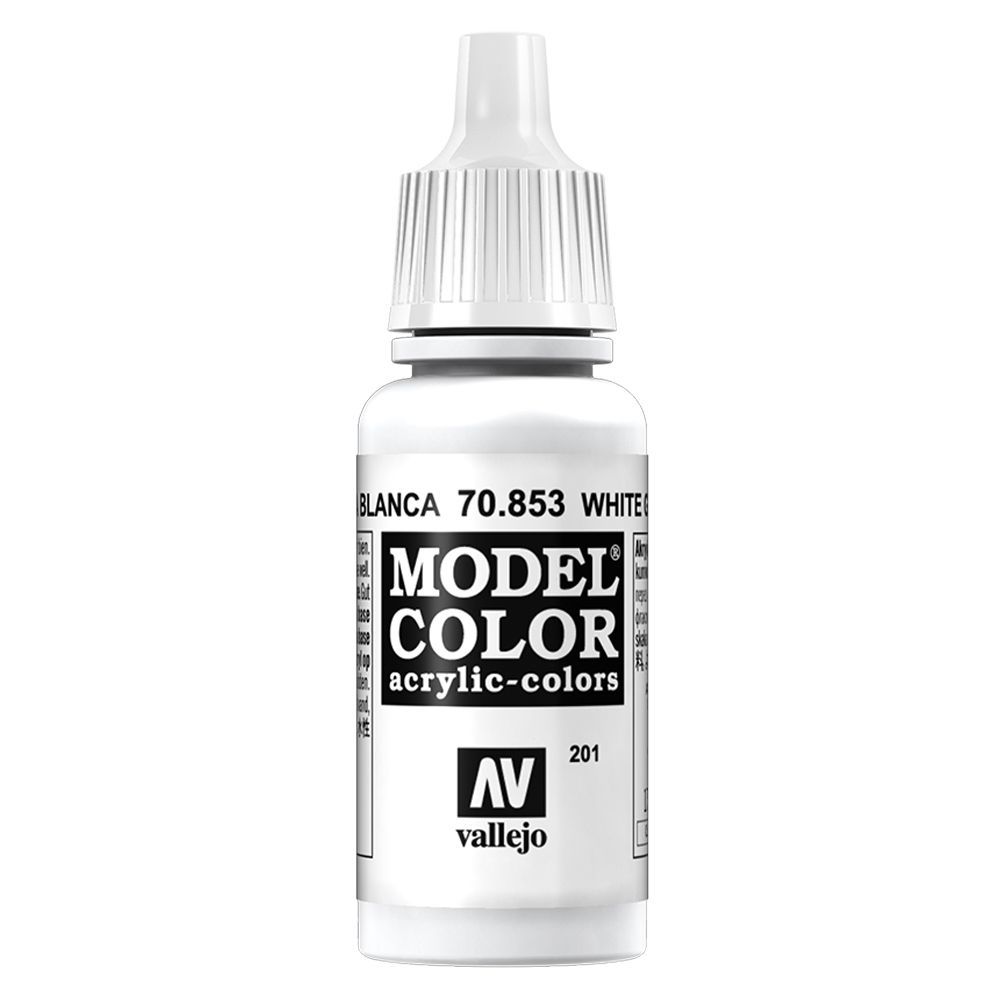 Vallejo - 70.853 Model Color Paint 17ml - White Glaze