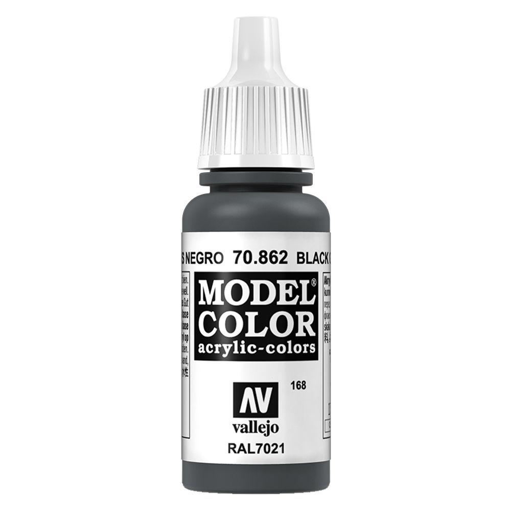 Vallejo - 70.862 Model Color Paint 17ml - Black Grey