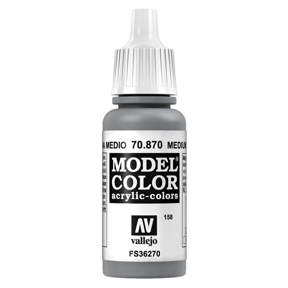 Vallejo - 70.870 Model Color Paint 17ml - Medium Sea Grey