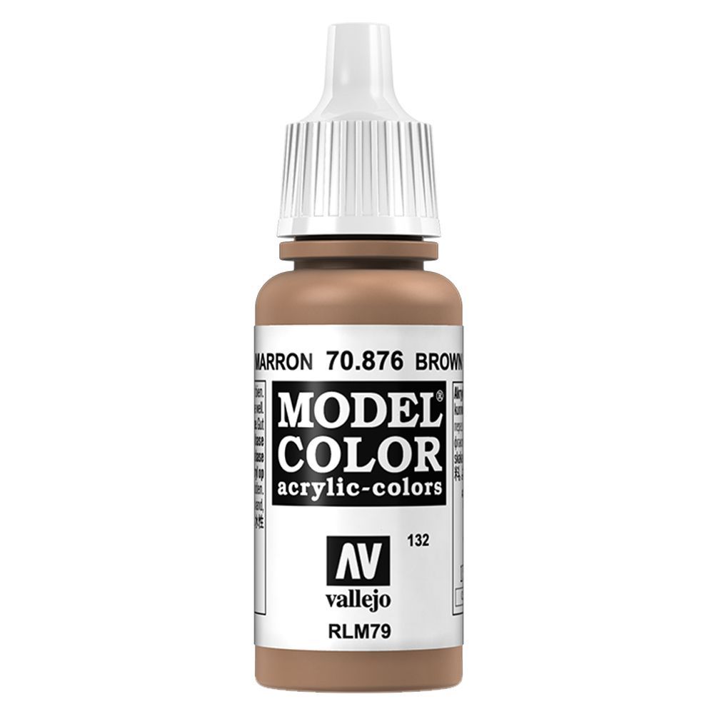 Vallejo - 70.876 Model Color Paint 17ml - Brown Sand