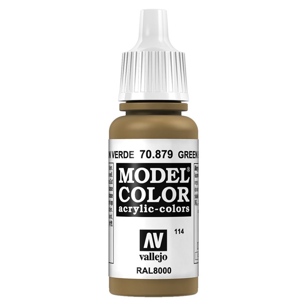 Vallejo - 70.879 Model Color Paint 17ml - Green Brown