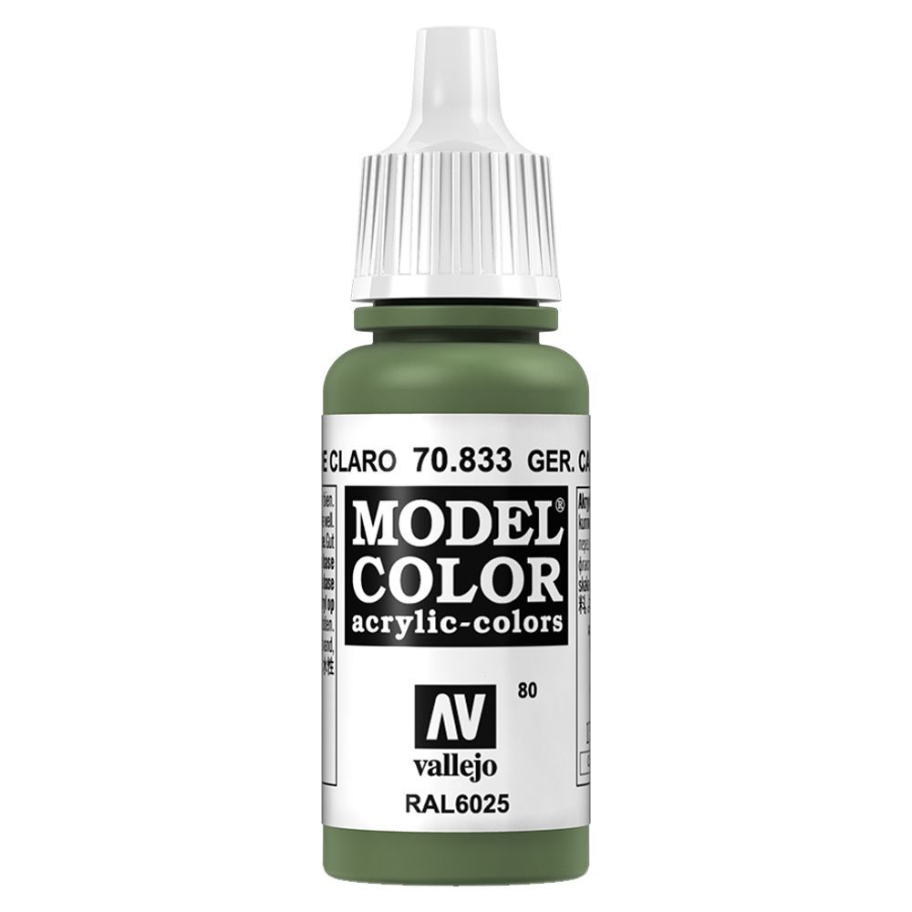 Vallejo Color Paint 17ml - German Camouflage Bright Green