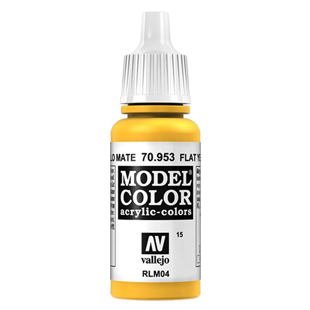 Vallejo - 70.953 Model Color Paint 17ml - Flat Yellow