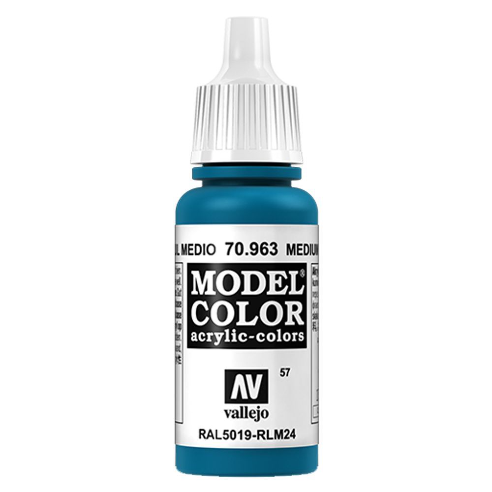 Vallejo - 70.963 Model Color Paint 17ml - Medium Blue