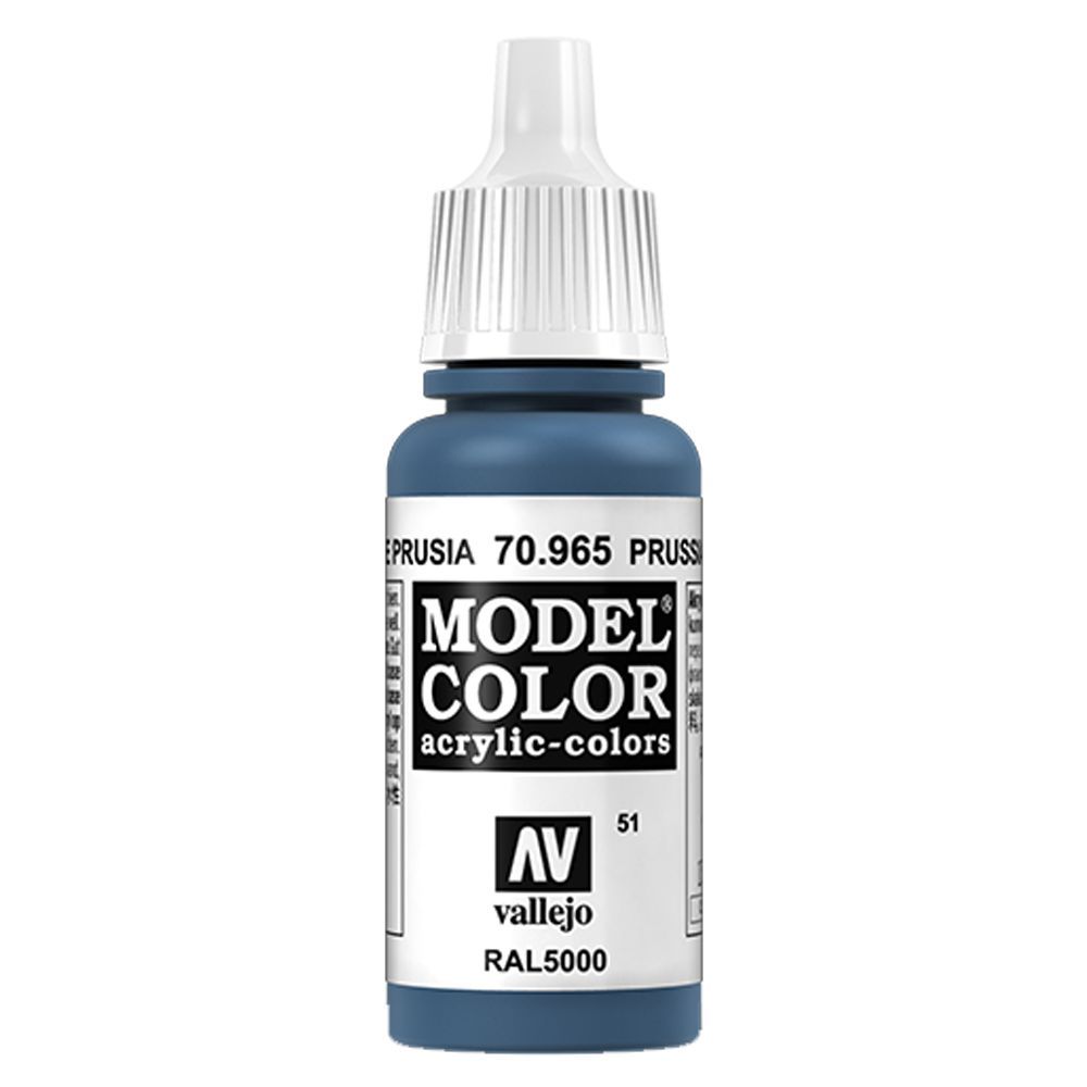 Vallejo - 70.965 Model Color Paint 17ml - Prussian Blue