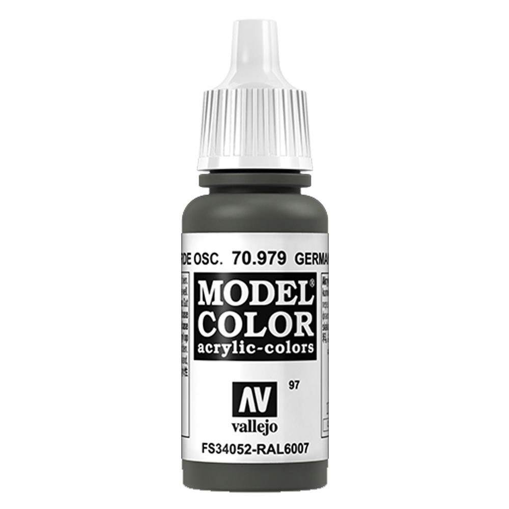 Vallejo Color Paint 17ml - German Camouflage Dark Green