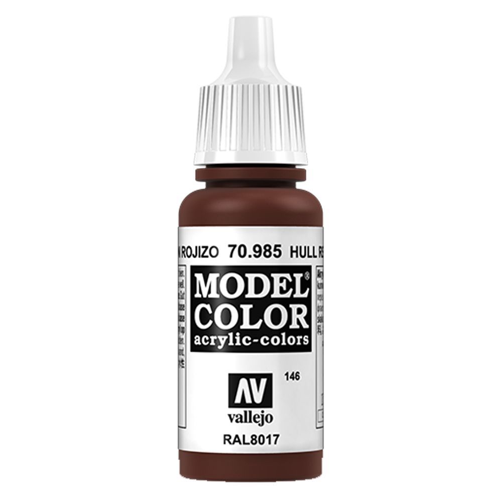 Vallejo - 70.985 Model Color Paint 17ml - Hull Red