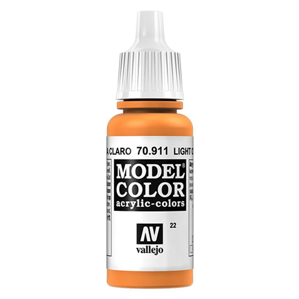 Vallejo - 70.911 Model Color Paint 17ml - Light Orange