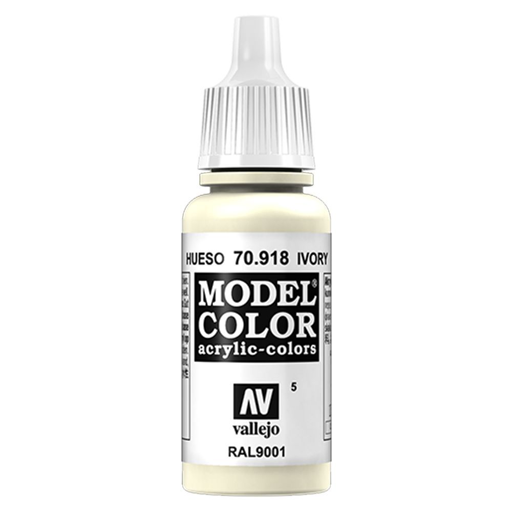 Vallejo - 70.918 Model Color Paint 17ml - Ivory