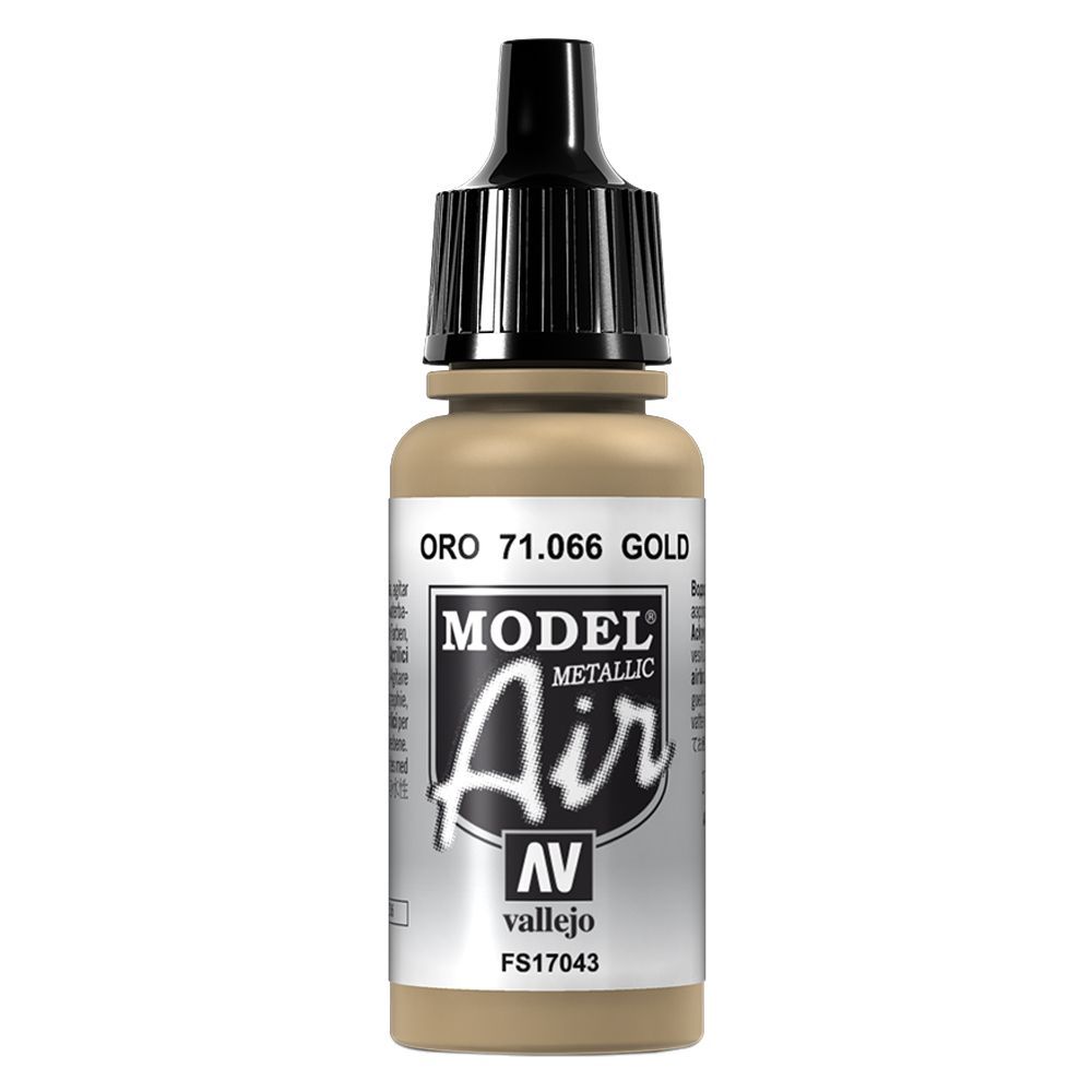 Vallejo - 71.066 Model Air Paint 17ml - Metallic Gold