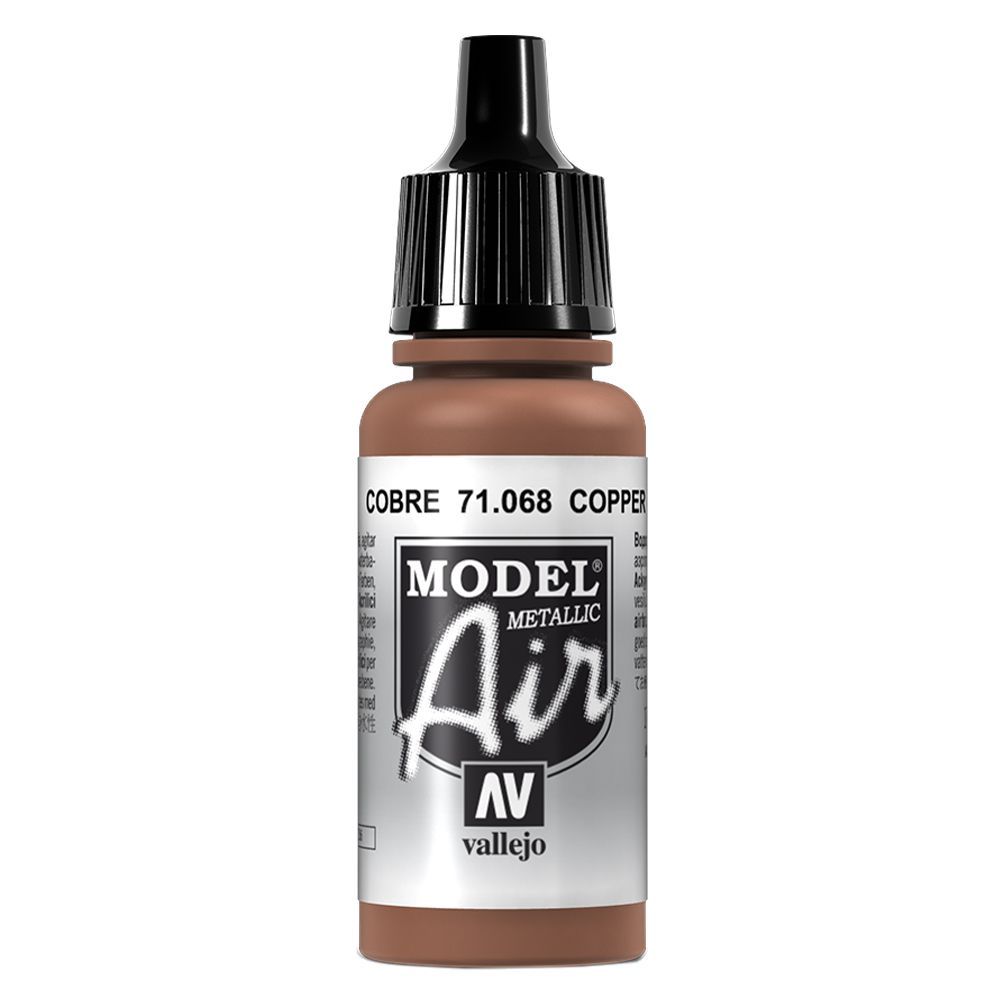 Vallejo - 71.068 Model Air Paint 17ml - Metallic Copper