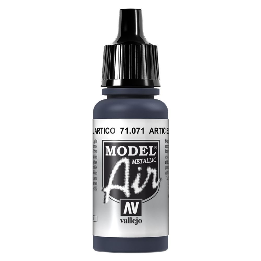 Vallejo - 71.071 Model Air Paint 17ml - Metallic Artic Blue