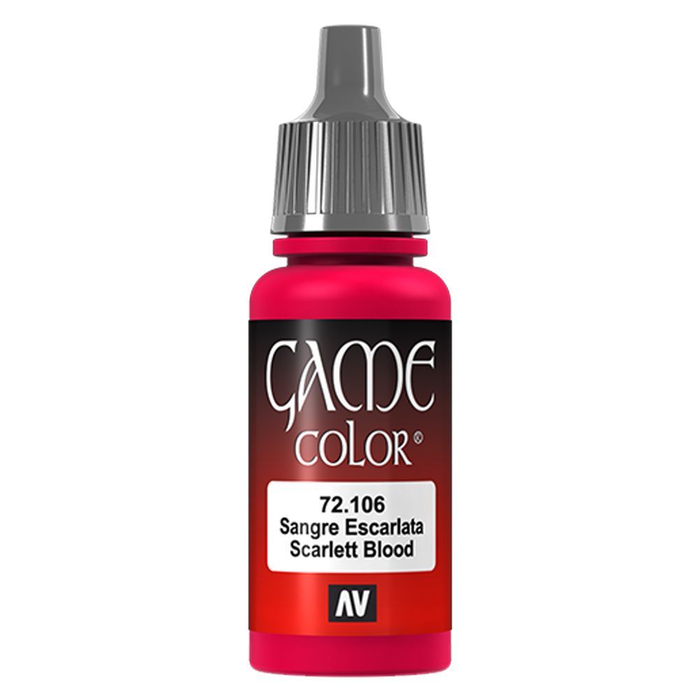 Vallejo - 72.106 Game Color Paint 17ml - Scarlett Blood