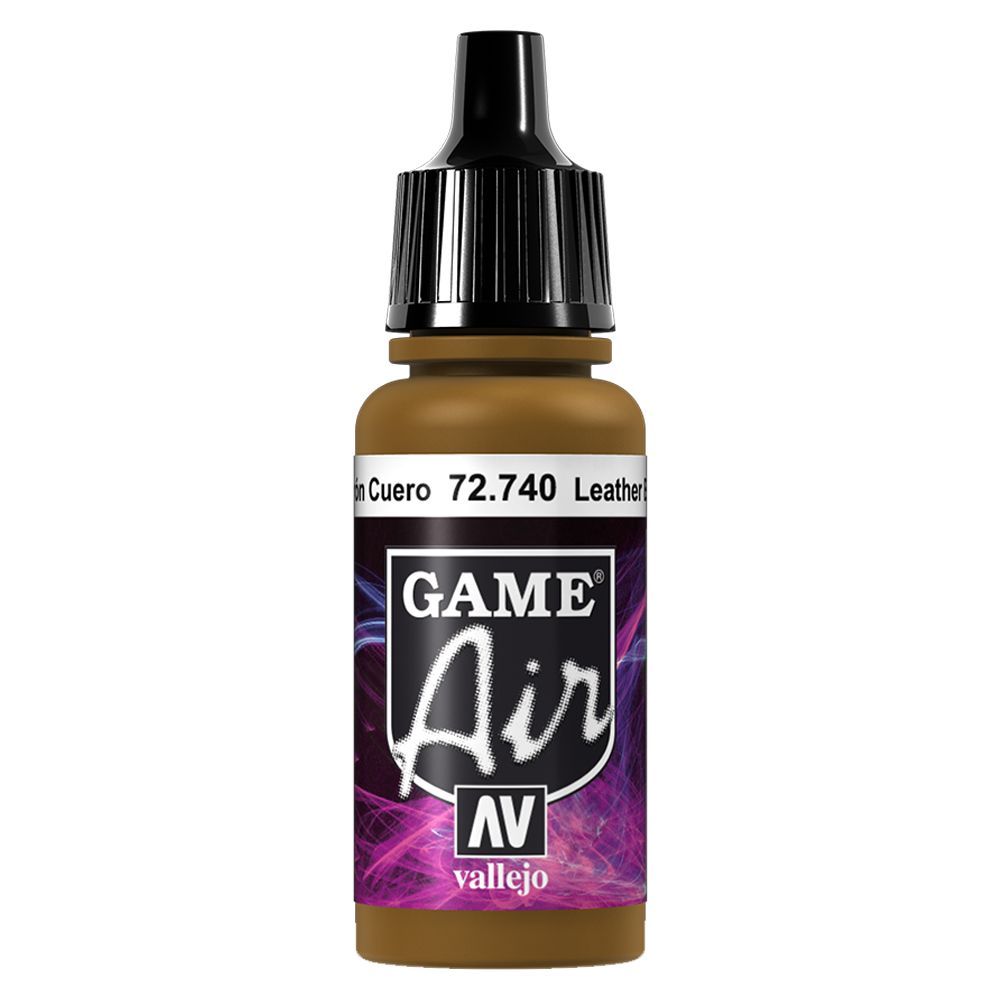 Vallejo - 72.740 Game Air Paint 17ml - Leather Brown