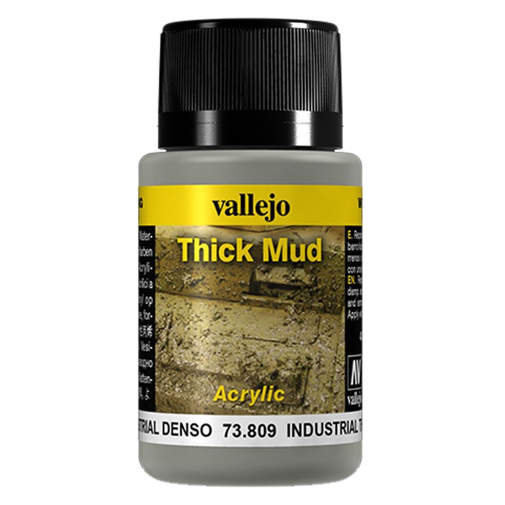 Vallejo Weathering Effects Thick Mud 40ml - Industrial