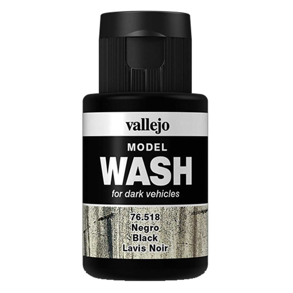 Vallejo - 76.518 Model Wash Paint 35ml - Black