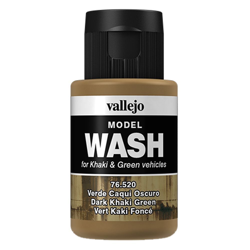 Vallejo - 76.520 Model Wash Paint 35ml - Dark Khaki Green