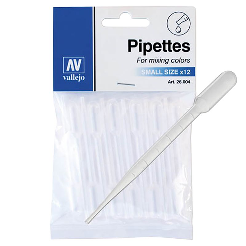 Vallejo - 26.004 Pipettes - 1ml - 12 pcs - White