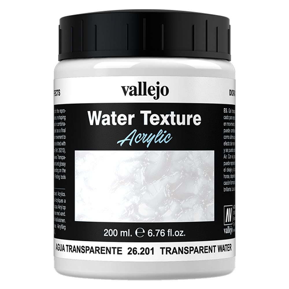 Vallejo - 26.201 Water Texture 200ml - Transparent Water