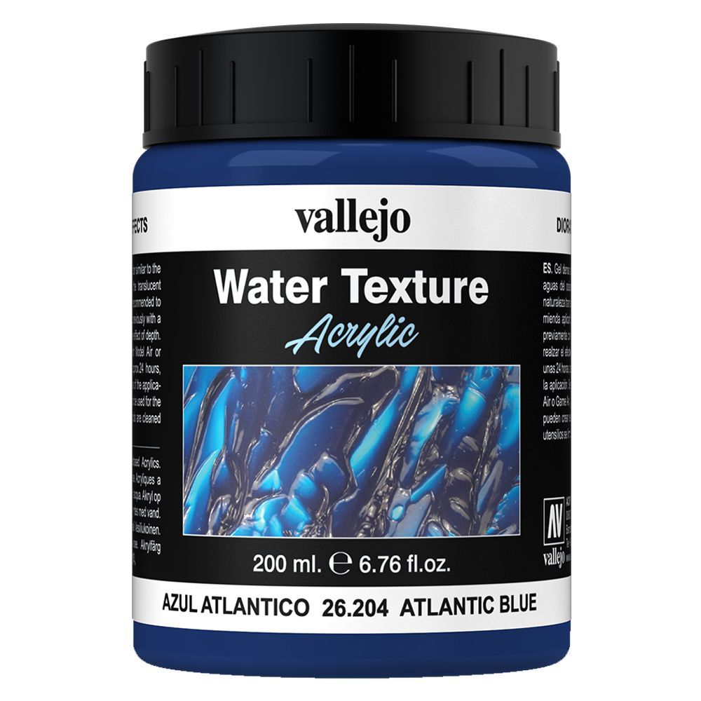 Vallejo - 26.204 Water Texture 200ml - Atlantic Blue