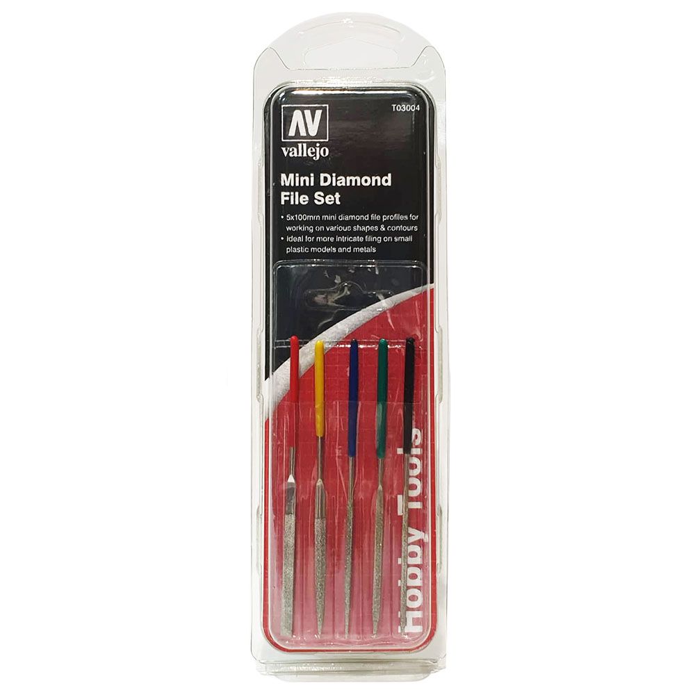 Vallejo - Mini Diamond File Set Pack Of 5