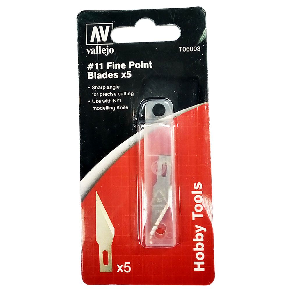 Vallejo - #11 Fine Point Blades 5Pcs-Set