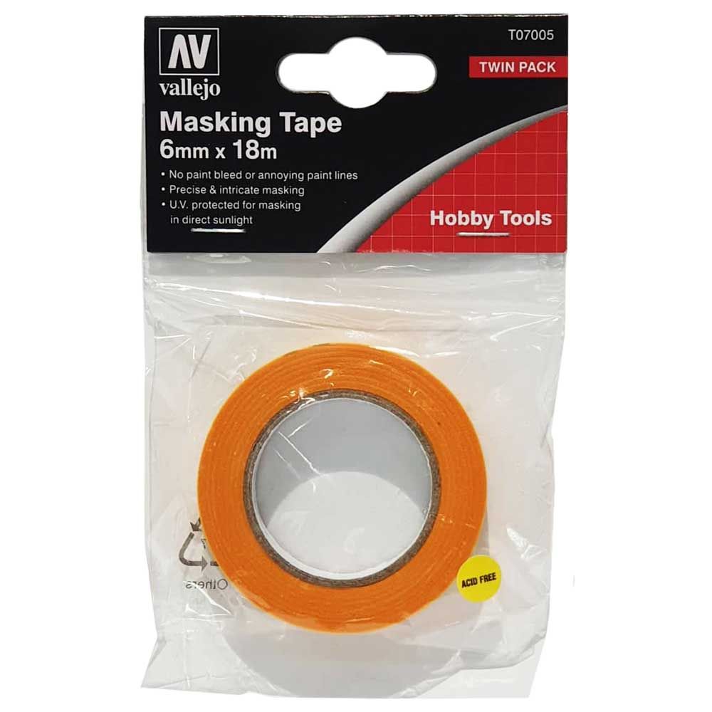 Vallejo - Precision Masking Tape 6x18mm - Twin Pack