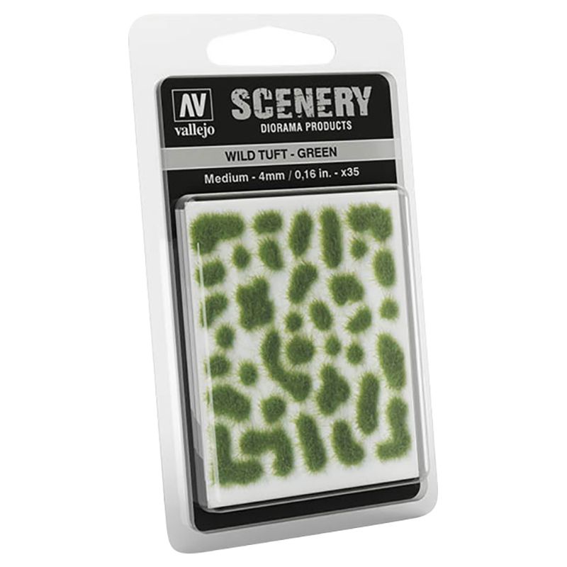 Vallejo - SC406 Scenery Wild Tuft - Medium - Green