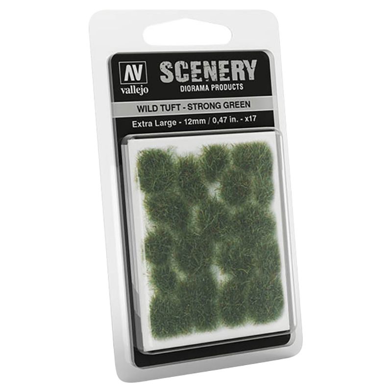 Vallejo - SC427 Scenery Wild Tuft - Extra Large - Strong Green