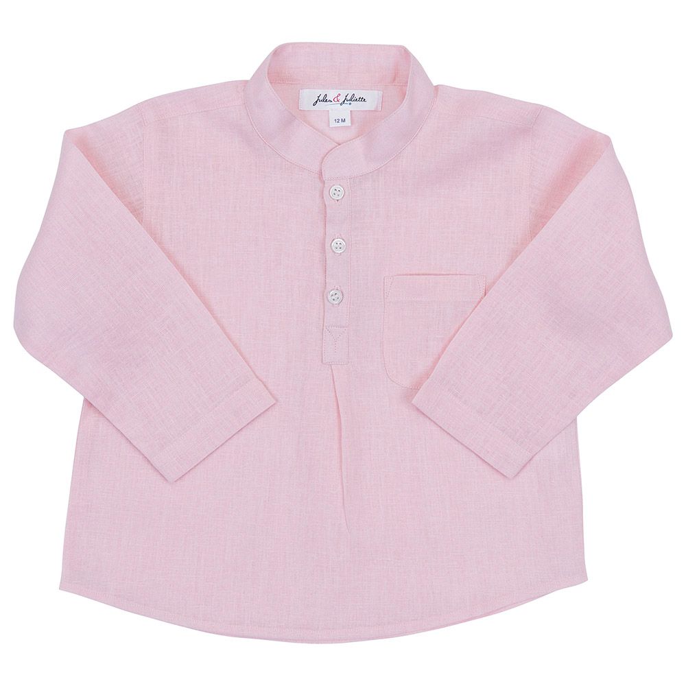 Jules & Juliette  - Azad Shirt Linen - Pink