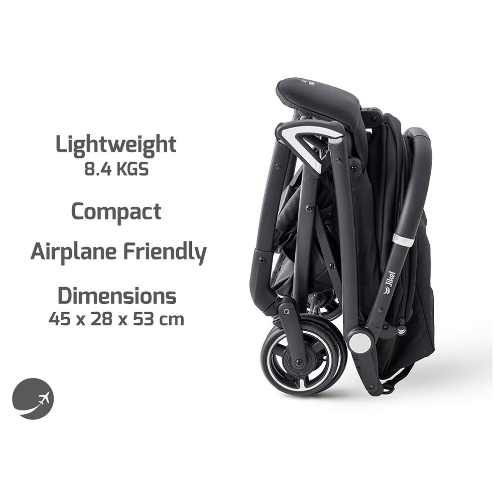 Jikel - Life 360 Compact Stroller - Black