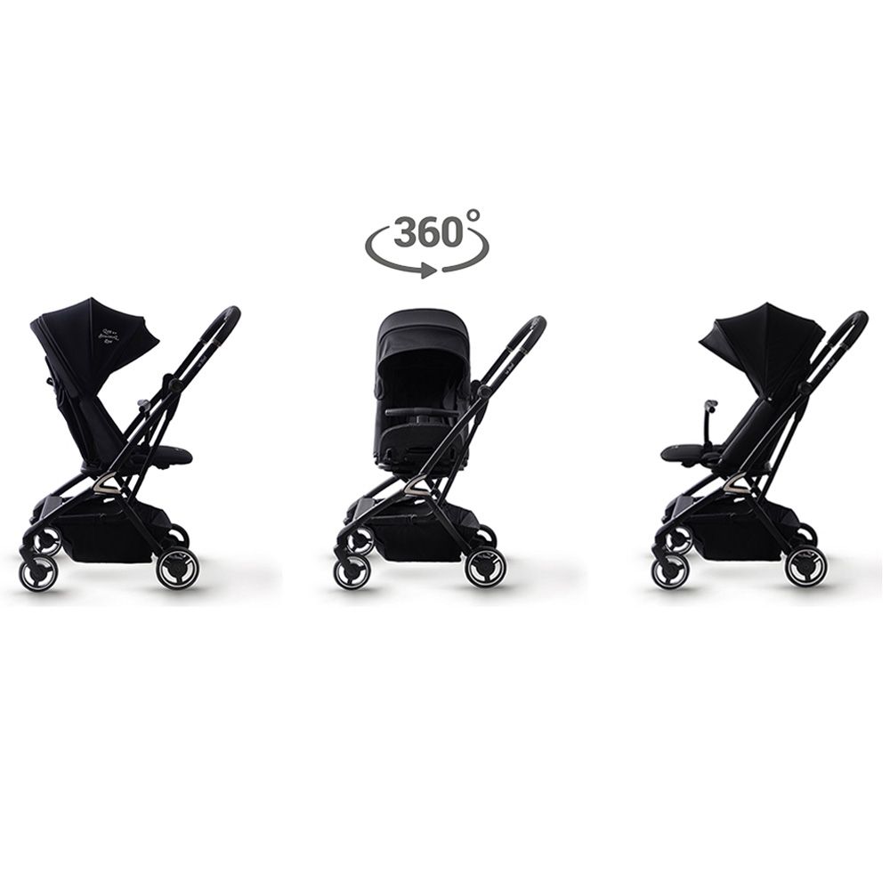 Jikel - Life 360 Compact Stroller - Black