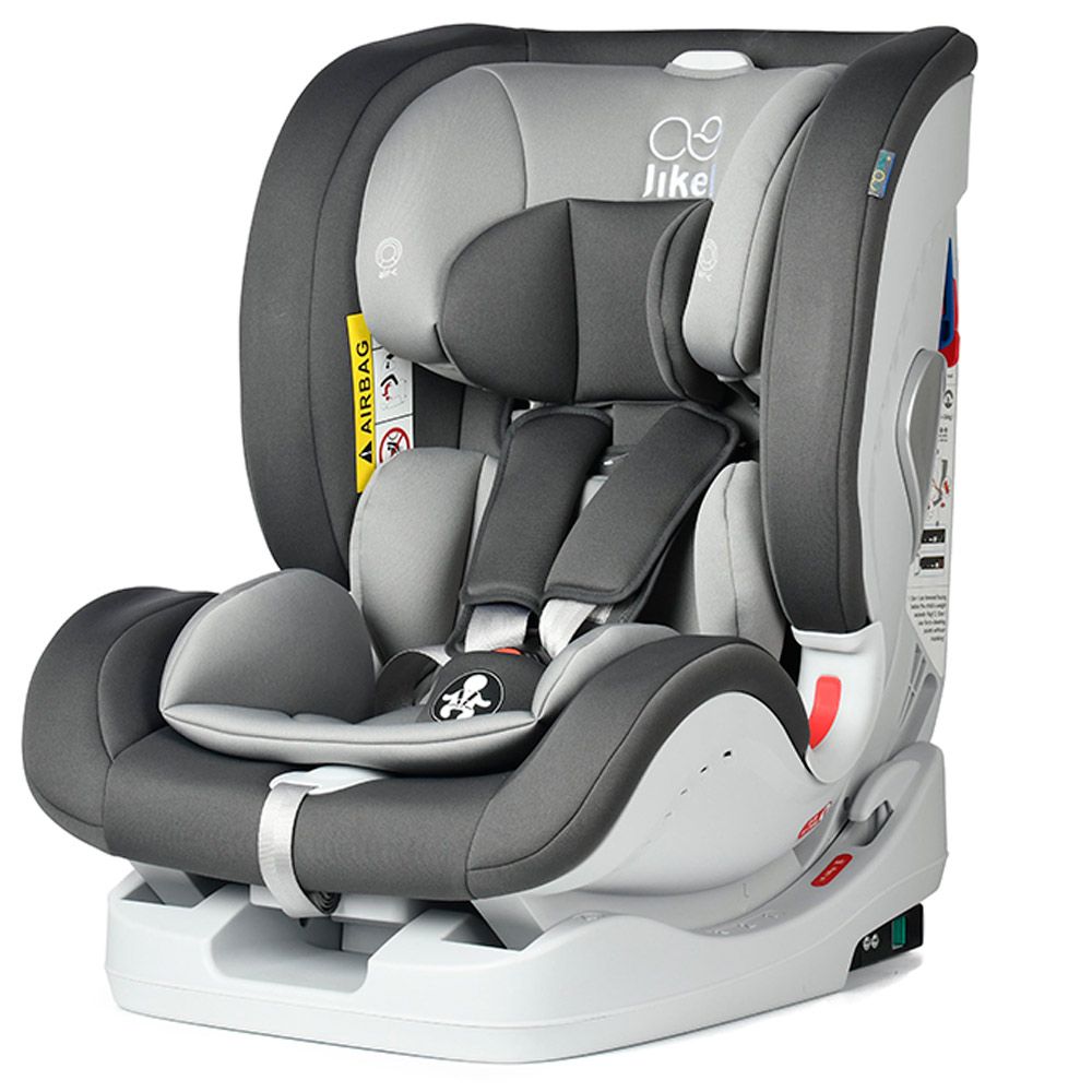 Jikel - Up Go All In One Isofit Car Seat - Grey