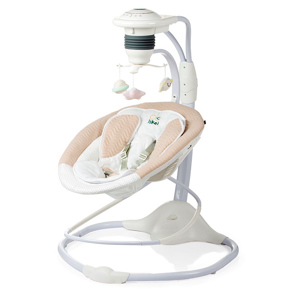 Jikel - Minos 2-in-1 Electric Swing & Rocker - Beige