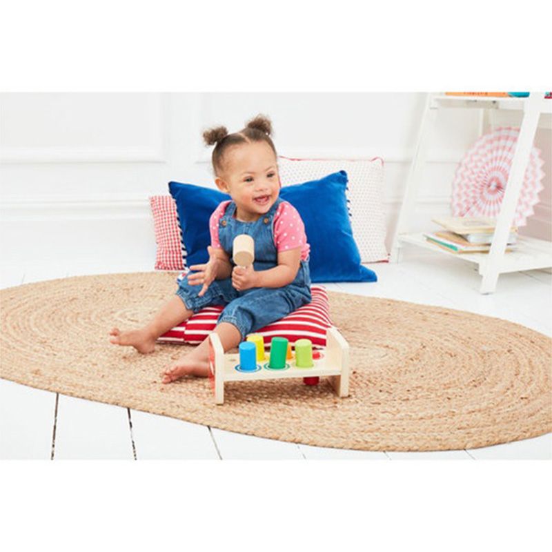 Early Learning Centre - Wooden Hammer Bench - Beige