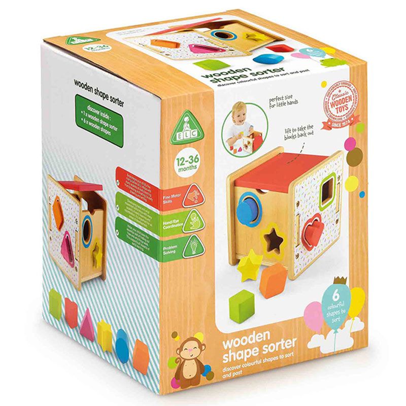 Early Learning Centre - Wooden Shape Sorter Set