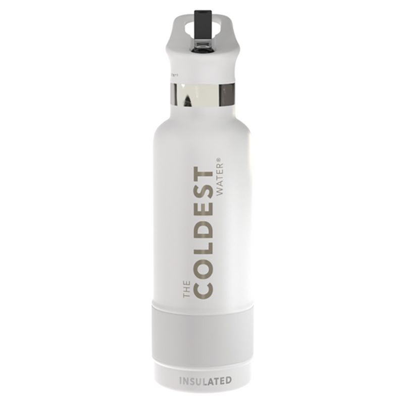 The Coldest Water - Sports Stainless Steel Bottle 1182 Ml - Epic White