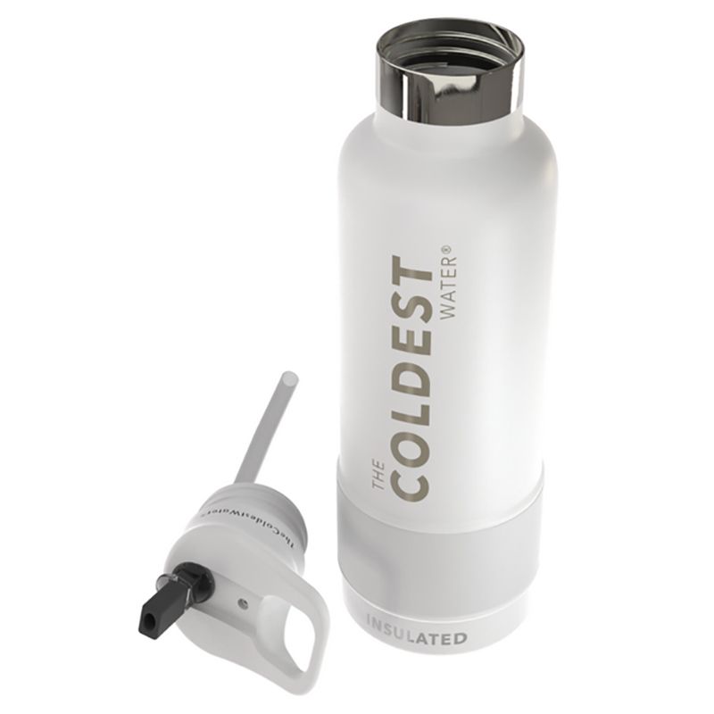 The Coldest Water - Sports Stainless Steel Bottle 1182 Ml - Epic White