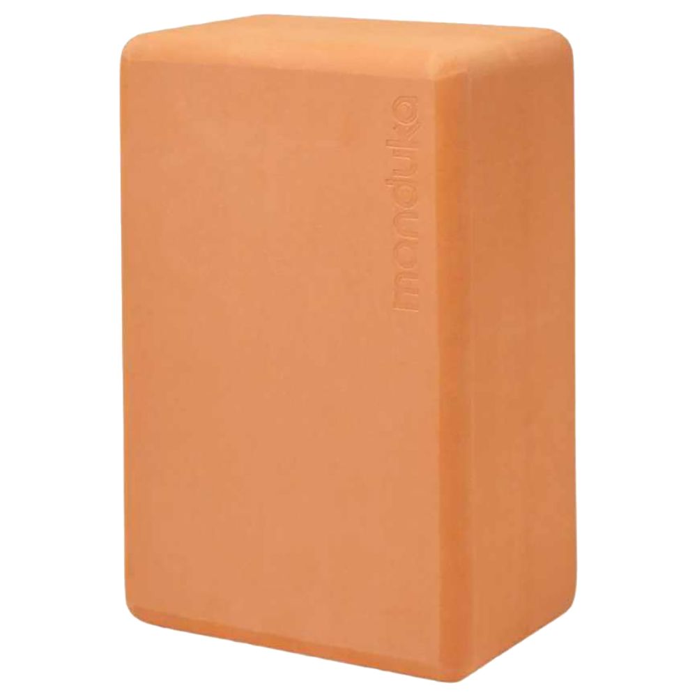 Manduka - Recycled Foam Yoga Block - Papaya - 4 Inch