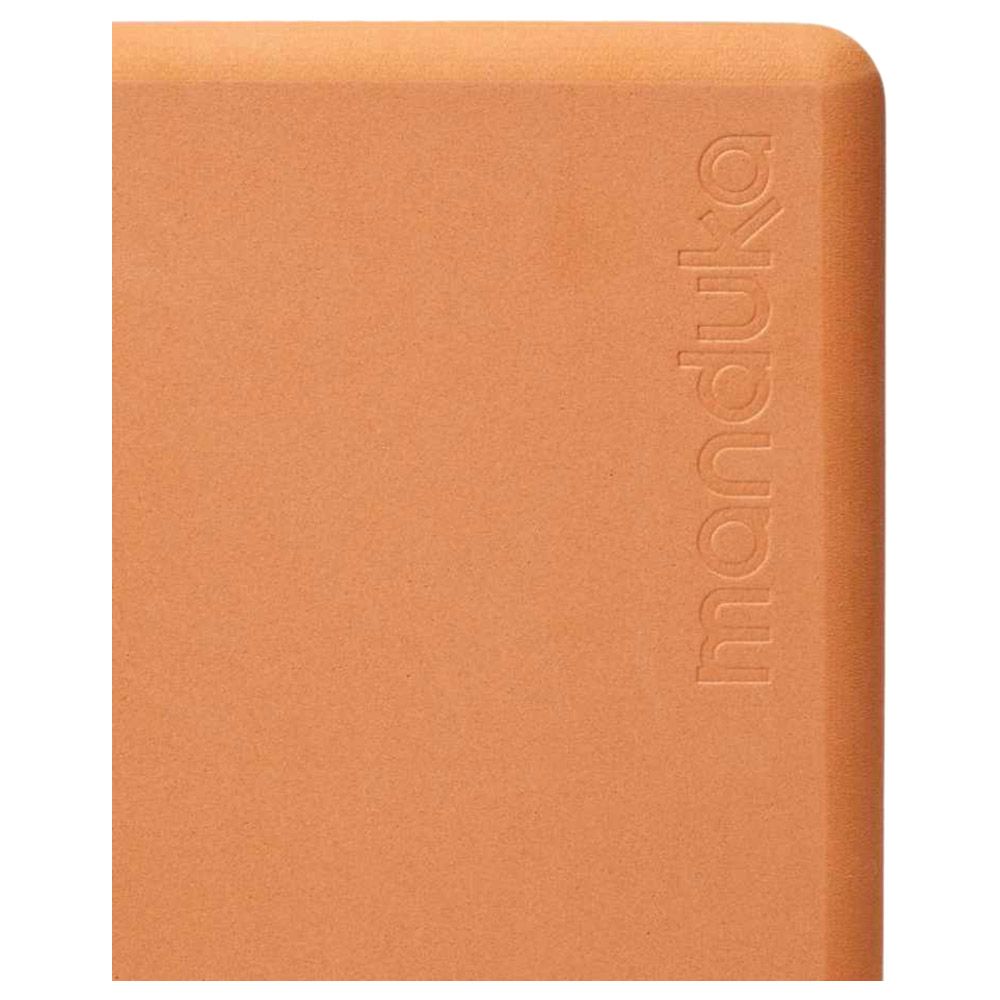 Manduka - Recycled Foam Yoga Block - Papaya - 4 Inch