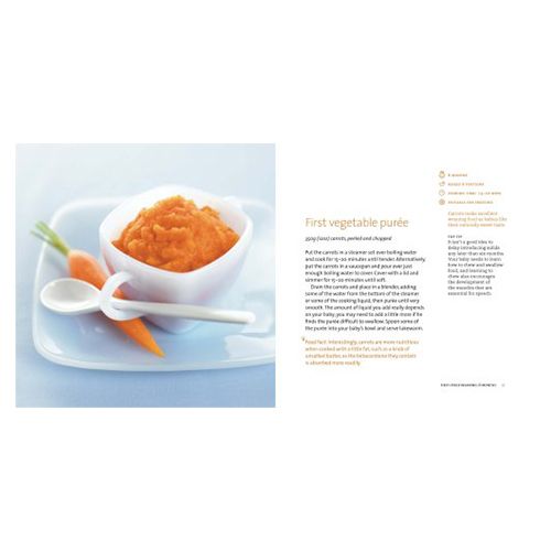 كتاب Top 100 Baby Purees 100 Quick and Easy Meals for A Healthy and Happy Baby