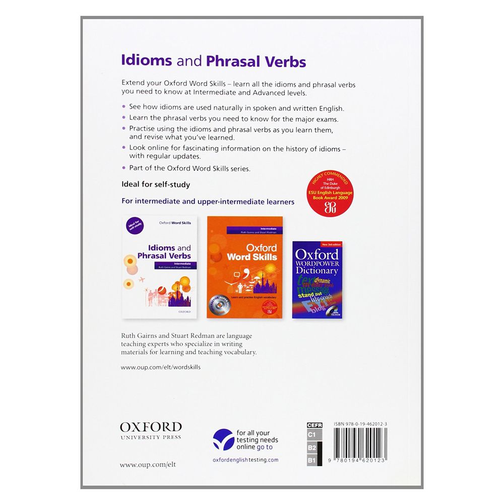 Oxford Word Skills Idioms & Phrasal Verbs Intermediate Student Book with Key