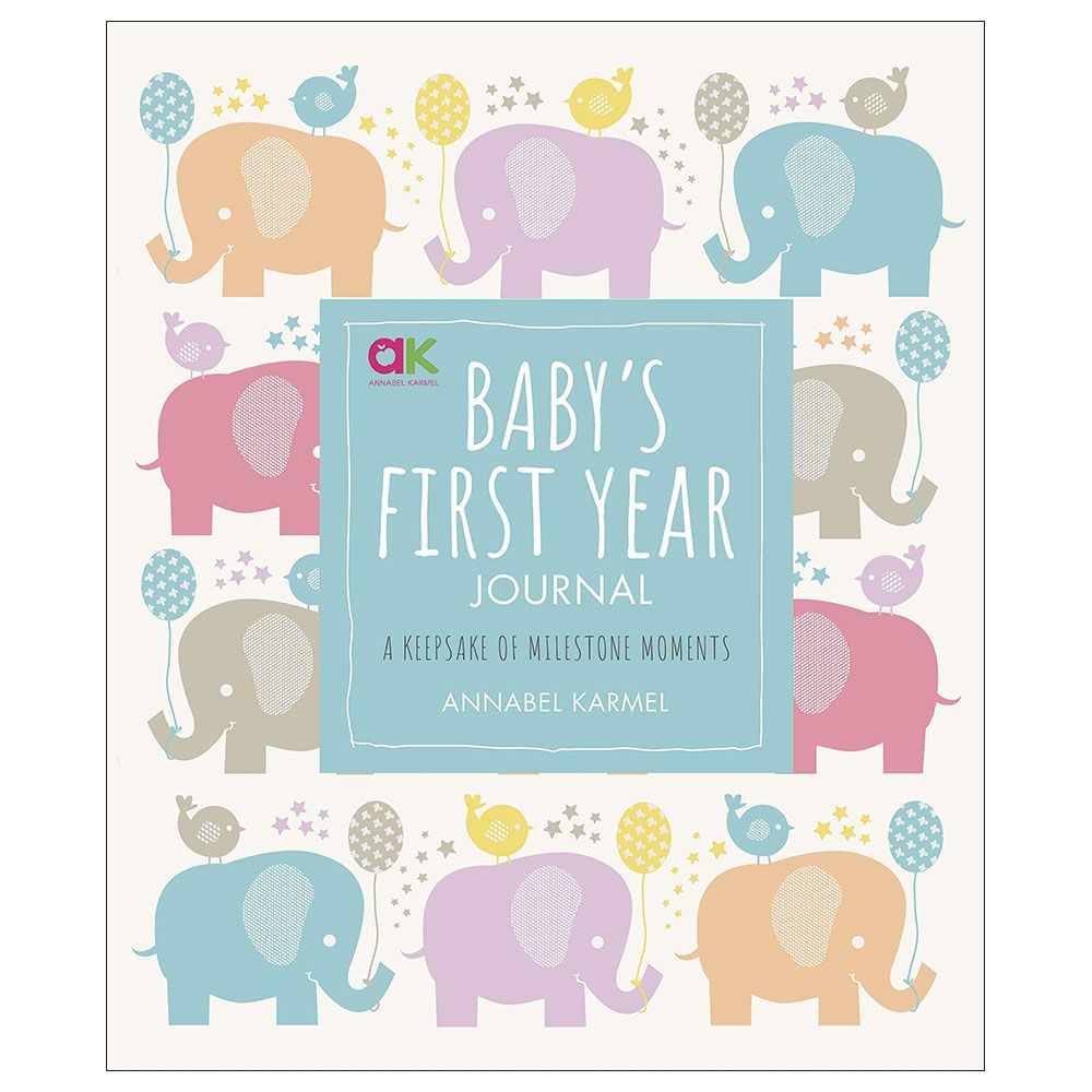 كتاب مذكرات الطفل للسنة الأولى Baby's First Year Journal : A Keepsake Of Milestone Moments