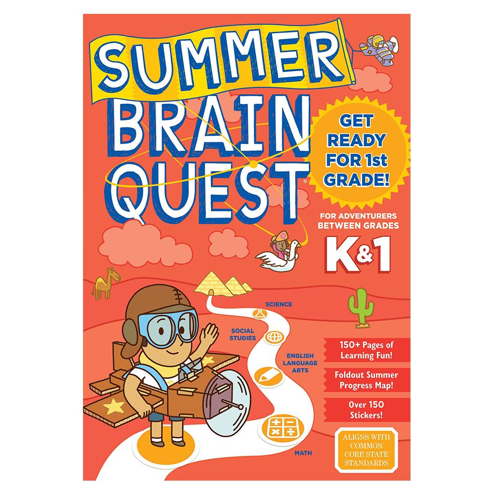 كتاب Summer Brain Quest Between Grades K 1