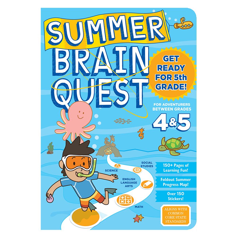 كتاب Summer Brain Quest Between Grades 4 5