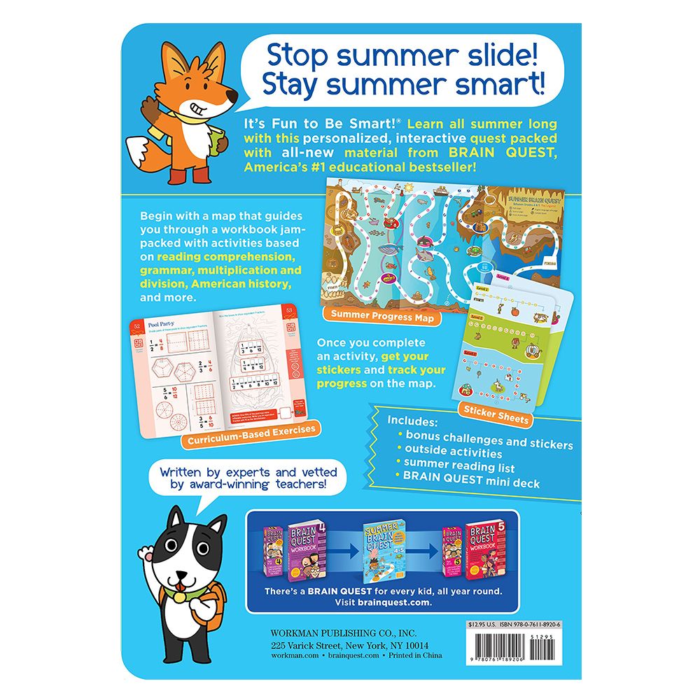 كتاب Summer Brain Quest Between Grades 4 5